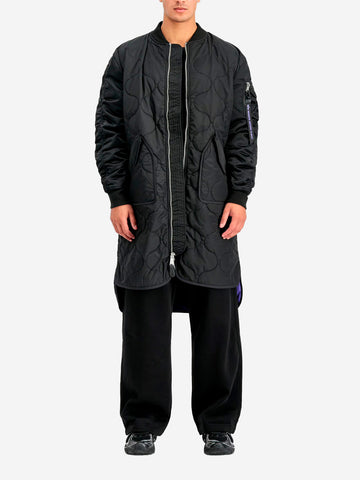 ALPHA INDUSTRIES ALS Bomber Coat UV Winter Jacket Nero