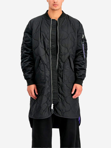 ALPHA INDUSTRIES ALS Bomber Coat UV Winter Jacket Nero