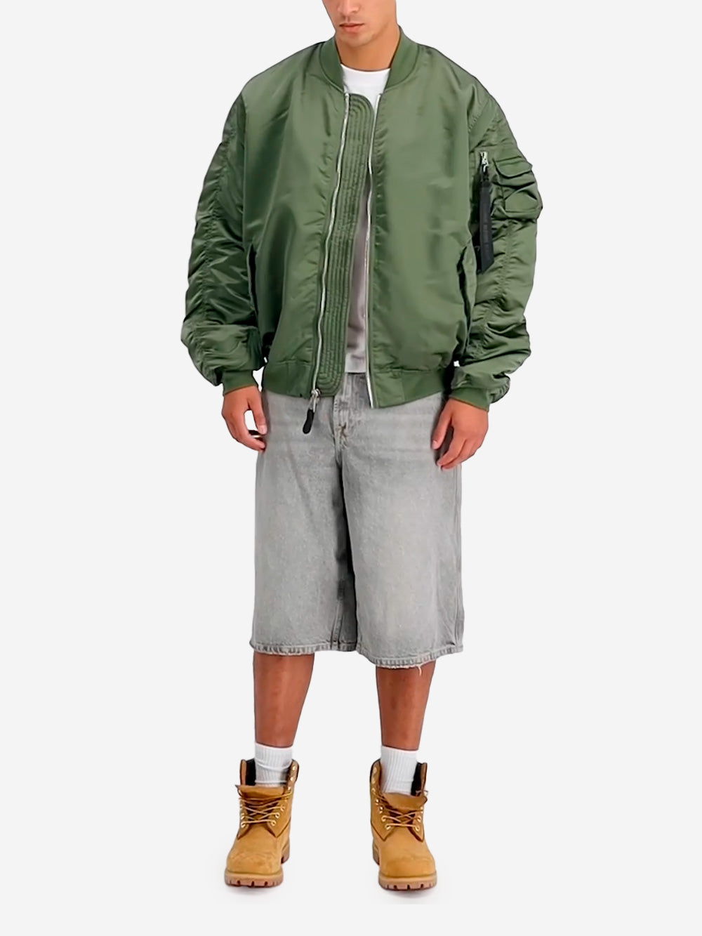 ALPHA INDUSTRIES Giacca bomber verde MA-1 UV Verde Urbanstaroma