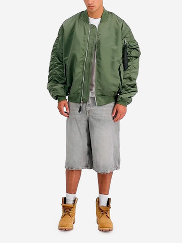 ALPHA INDUSTRIES Giacca bomber verde MA-1 UV Verde
