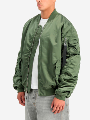 ALPHA INDUSTRIES Giacca bomber verde MA-1 UV Verde