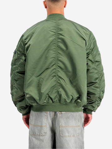 ALPHA INDUSTRIES Giacca bomber verde MA-1 UV Verde