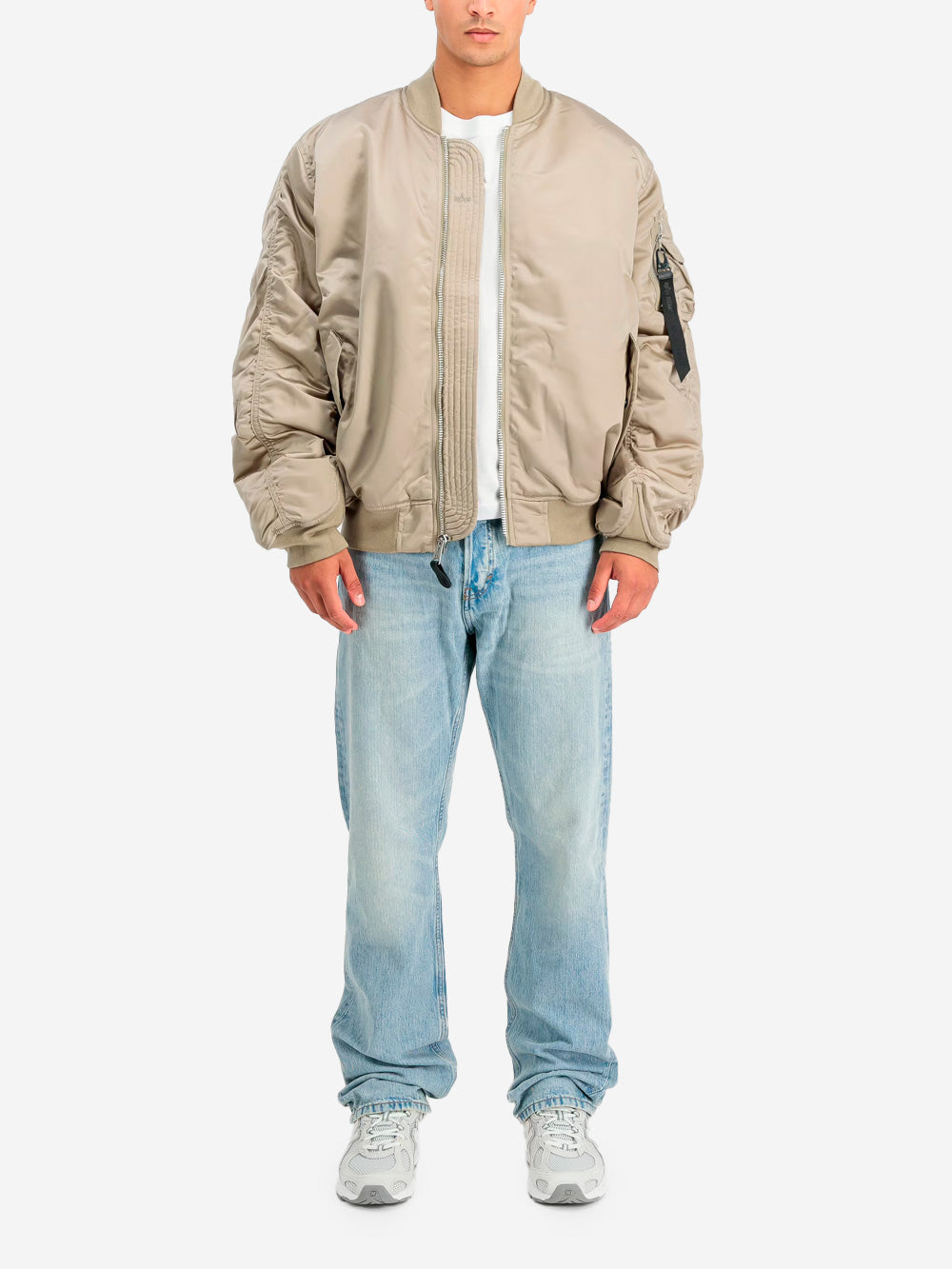 ALPHA INDUSTRIES Giacca bomber beige MA-1 UV Sabbia Urbanstaroma
