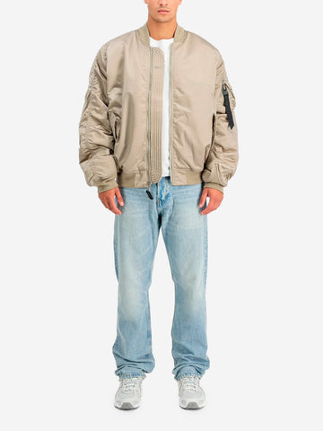 ALPHA INDUSTRIES Giacca bomber beige MA-1 UV Sabbia