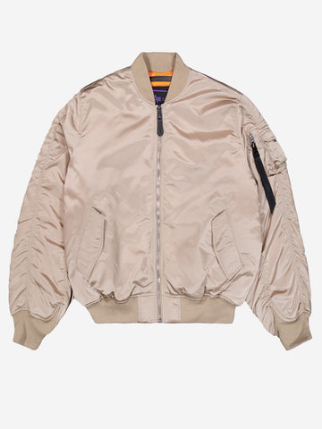 ALPHA INDUSTRIES Giacca bomber beige MA-1 UV Sabbia