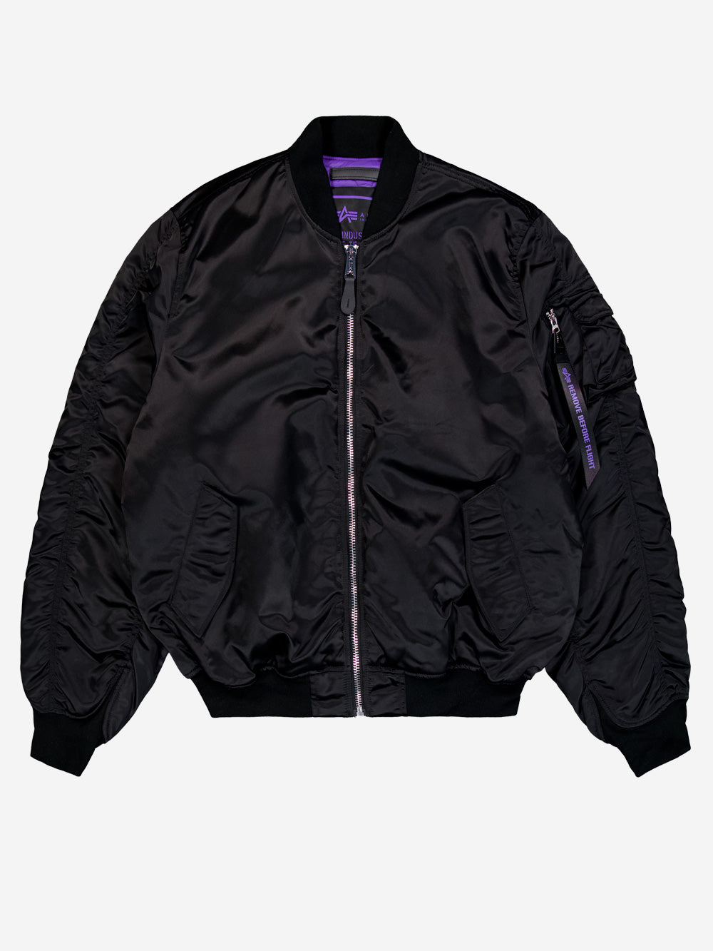 ALPHA INDUSTRIES Giacca bomber nera MA-1 UV Nero Urbanstaroma