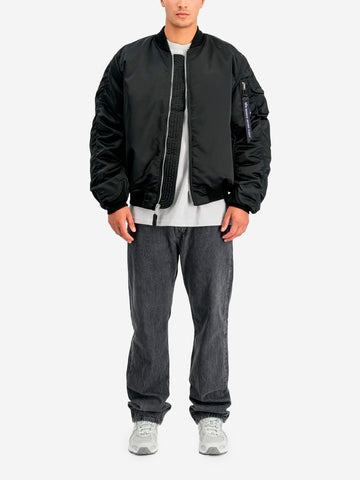 ALPHA INDUSTRIES Giacca bomber nera MA-1 UV Nero