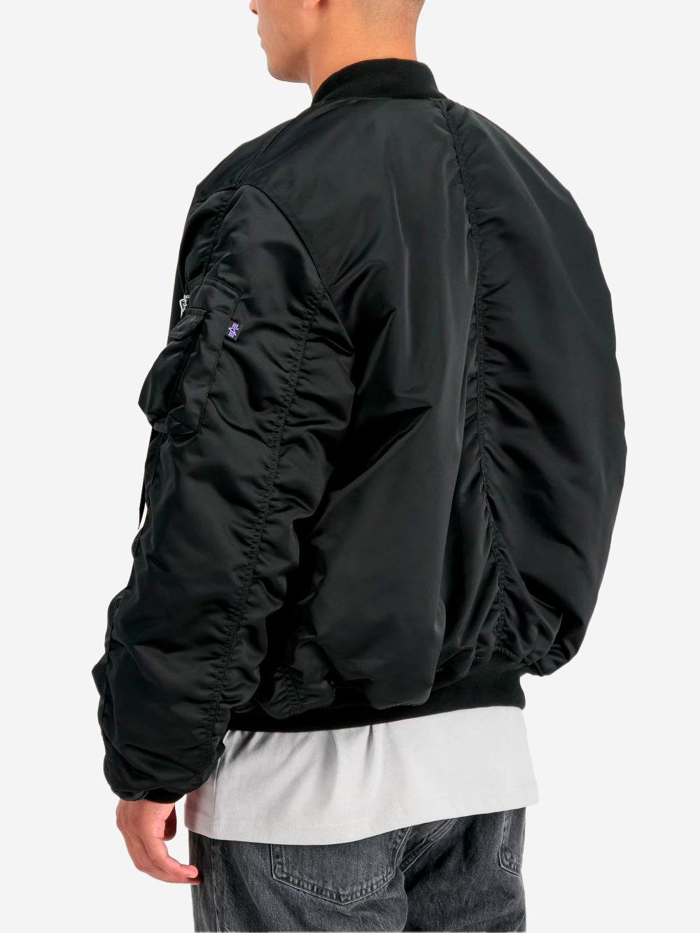 ALPHA INDUSTRIES Giacca bomber nera MA-1 UV Nero Urbanstaroma