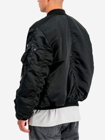 ALPHA INDUSTRIES Giacca bomber nera MA-1 UV Nero