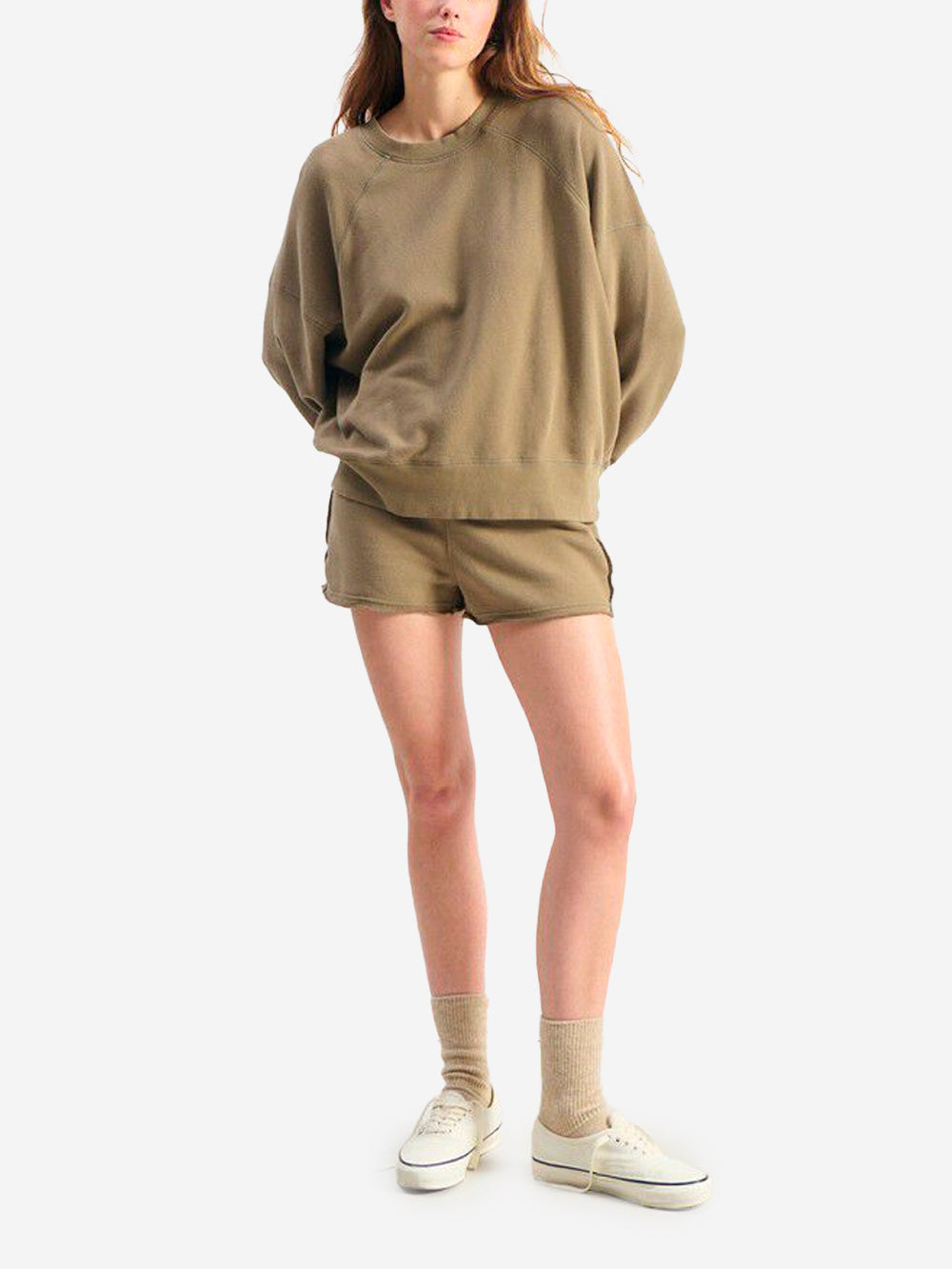 AMERICAN VINTAGE Felpa girocollo 'Atubay' verde origano Verde Urbanstaroma