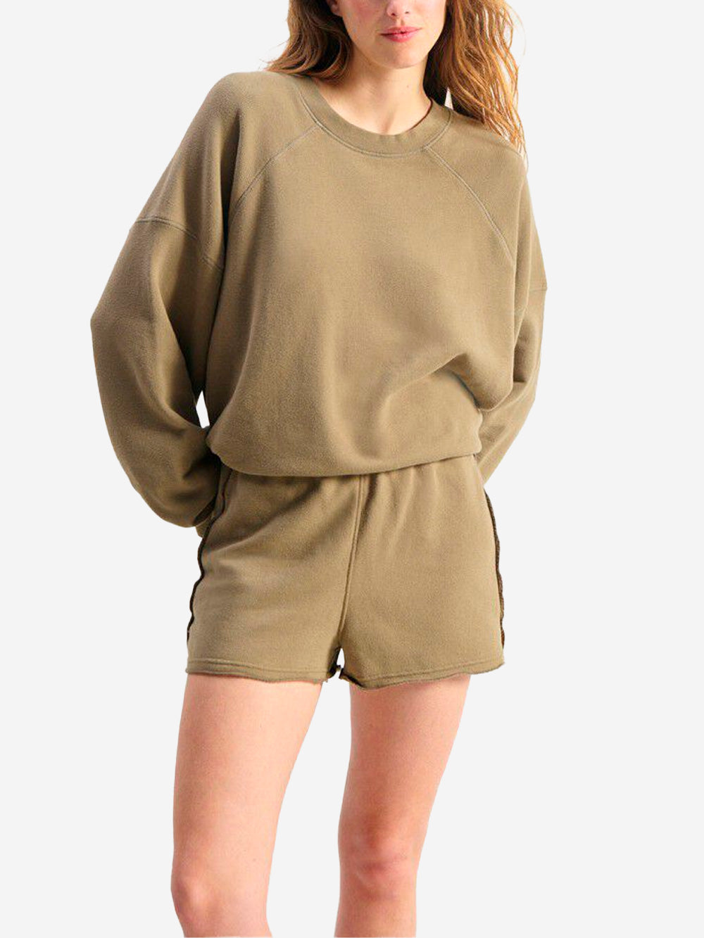 AMERICAN VINTAGE Felpa girocollo 'Atubay' verde origano Verde Urbanstaroma