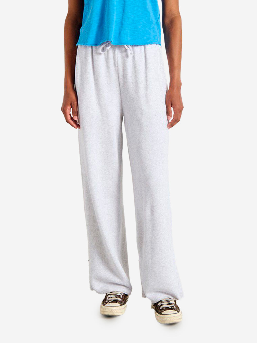 AMERICAN VINTAGE Pantaloni ampi da jogging grigi con tasca sul retro Grigio Urbanstaroma