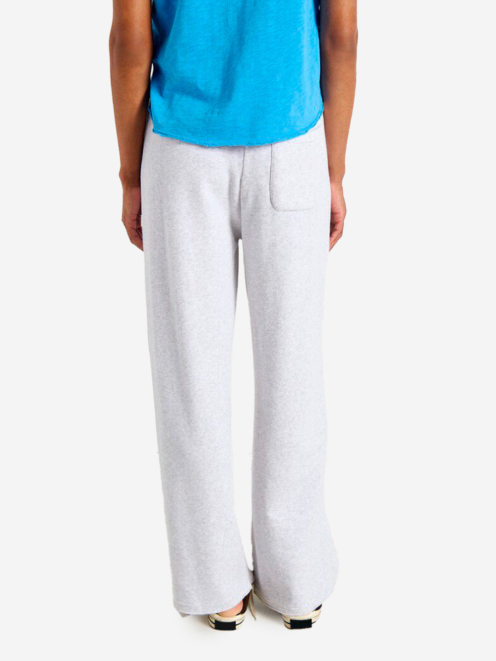 AMERICAN VINTAGE Pantaloni ampi da jogging grigi con tasca sul retro Grigio Urbanstaroma