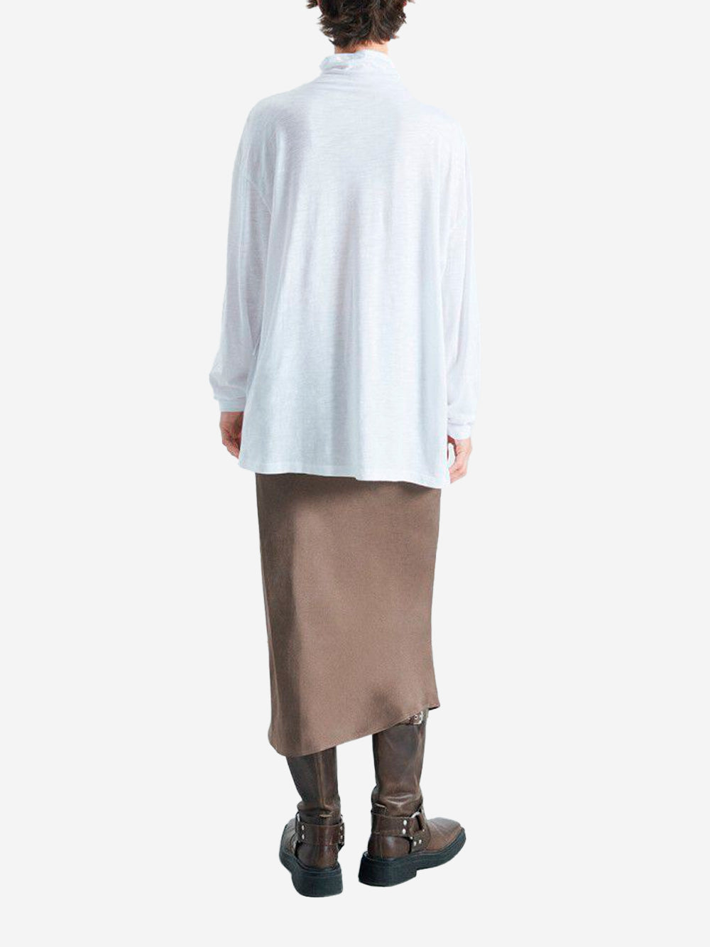 AMERICAN VINTAGE T-shirt maniche lunghe a dolcevita Bianco Urbanstaroma