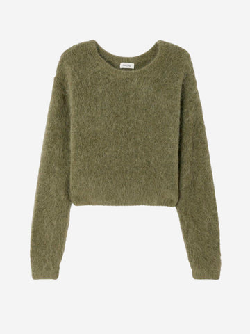 AMERICAN VINTAGE Maglione misto alpaca cachi Verde
