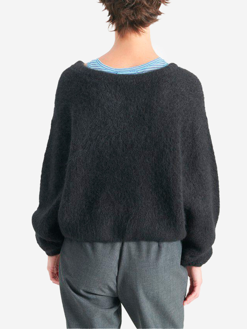 AMERICAN VINTAGE Maglione misto alpaca nero Nero Urbanstaroma