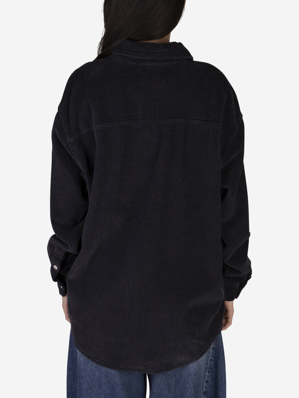 AMERICAN VINTAGE Camicia 'Padow' in velluto a coste grigia grigio Urbanstaroma