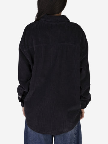 AMERICAN VINTAGE Camicia 'Padow' in velluto a coste grigia grigio