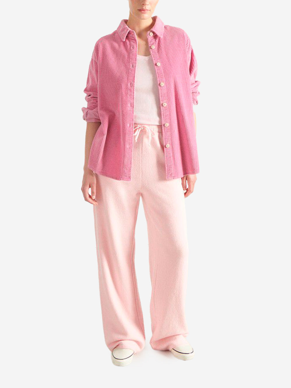 AMERICAN VINTAGE Camicia 'Padow' in velluto a coste rosa antico Rosa Urbanstaroma