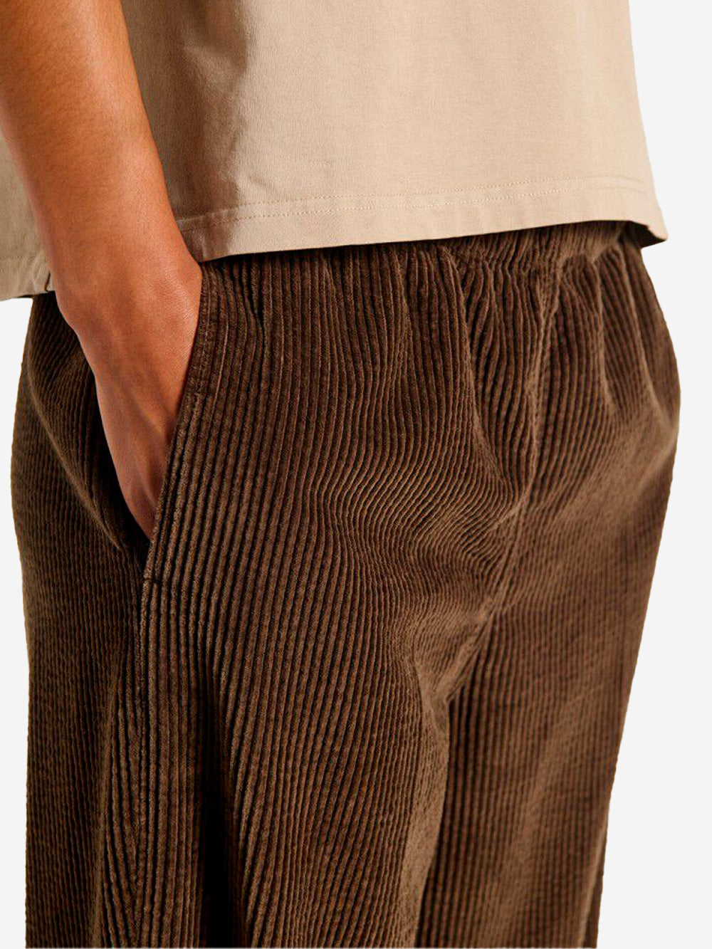 AMERICAN VINTAGE Pantaloni in velluto a coste marroni Marrone chiaro Urbanstaroma