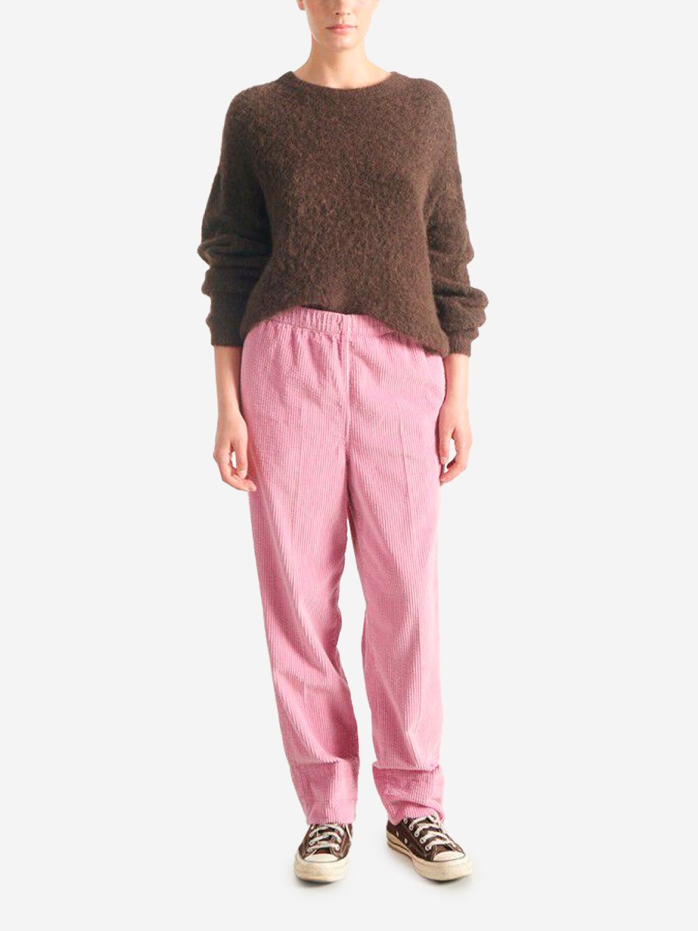 AMERICAN VINTAGE Pantaloni in velluto a coste rosa Rosa Urbanstaroma