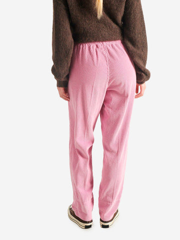 AMERICAN VINTAGE Pantaloni in velluto a coste rosa Rosa