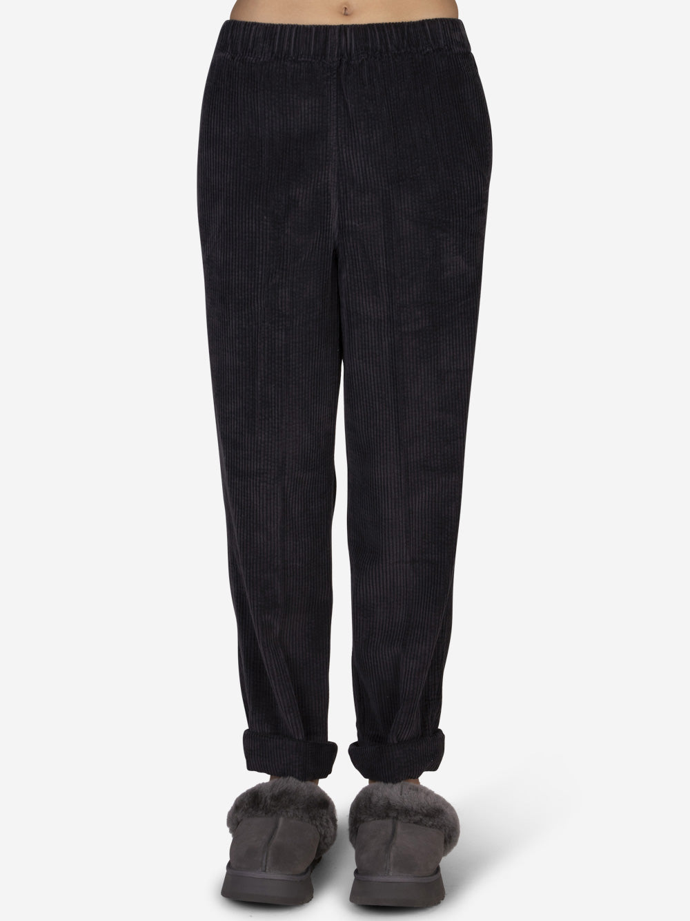 AMERICAN VINTAGE Pantaloni in velluto a coste antracite grigio Urbanstaroma