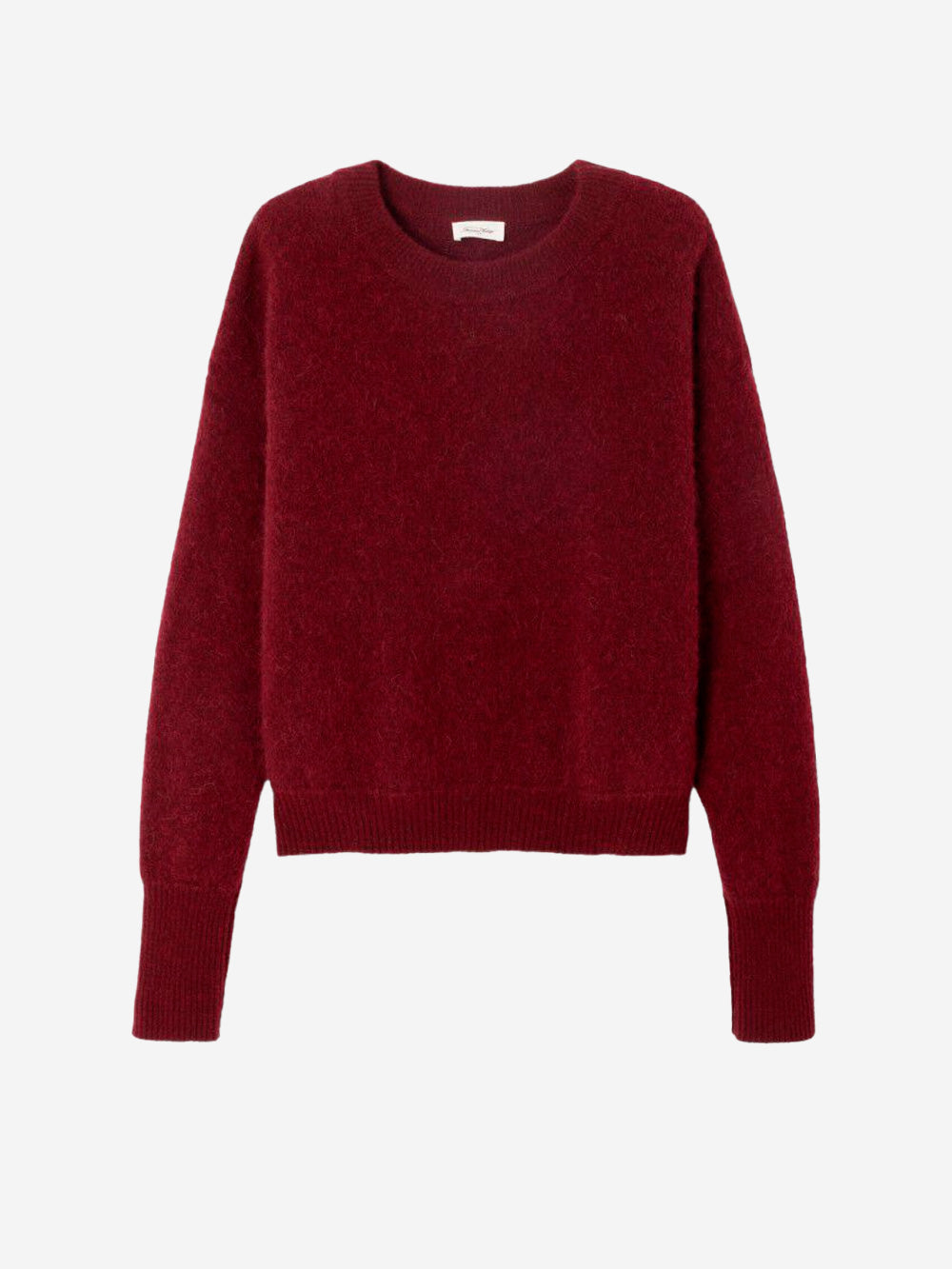 AMERICAN VINTAGE Maglione bordeaux misto lana con scollo a barchetta Bordeaux Urbanstaroma