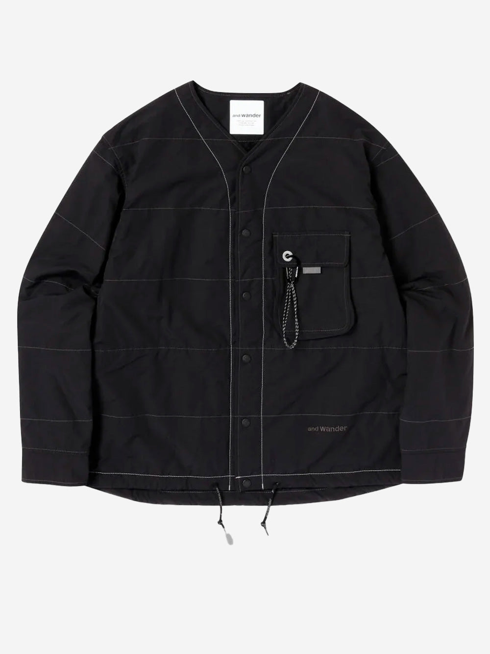 AND WANDER Giacca leggera con imbottitura Octa isolante Nero Urbanstaroma