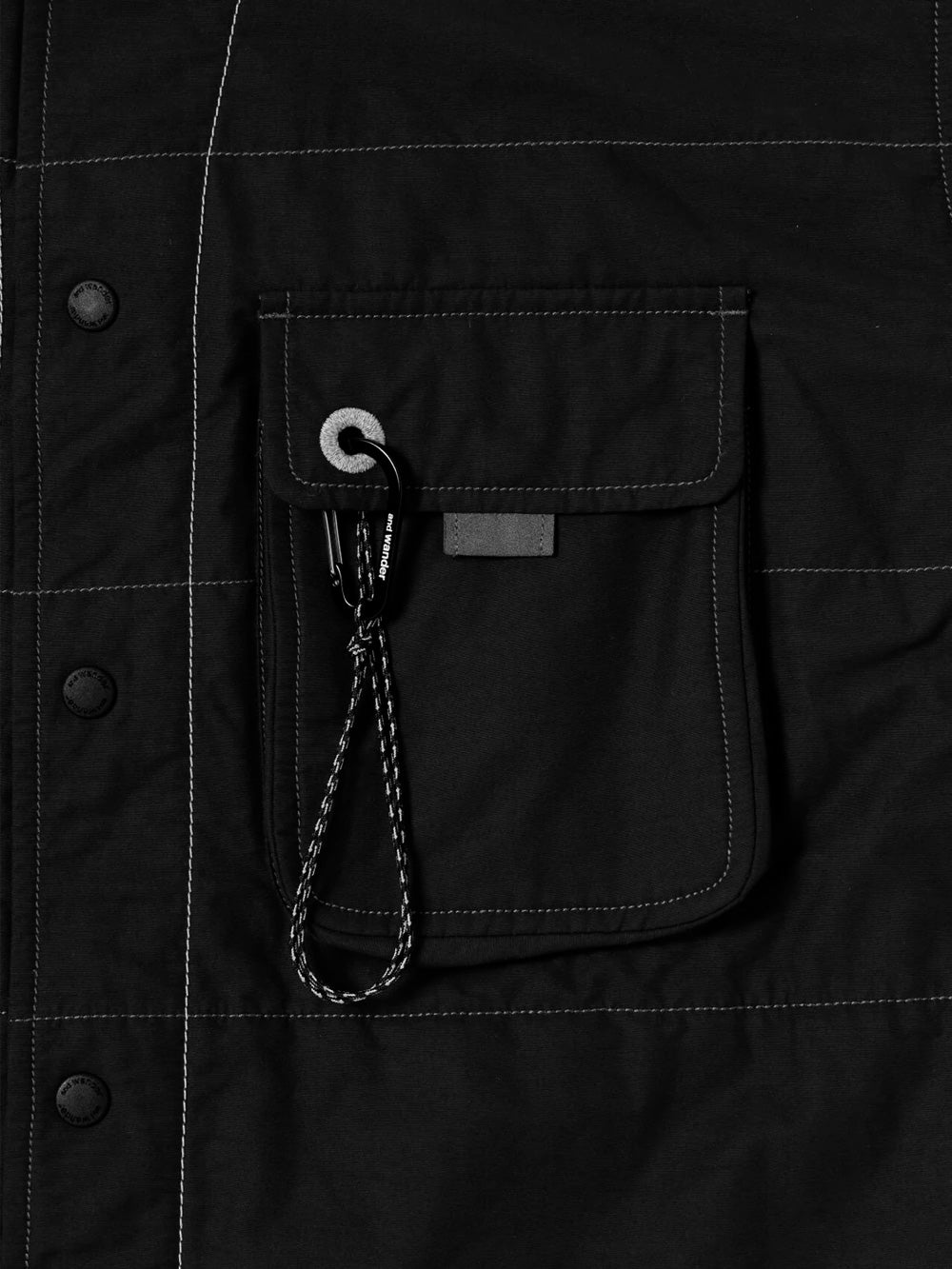 AND WANDER Giacca leggera con imbottitura Octa isolante Nero Urbanstaroma