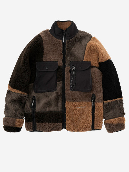 AND WANDER Mix boa jacket 5745281057 | Urbanstaroma