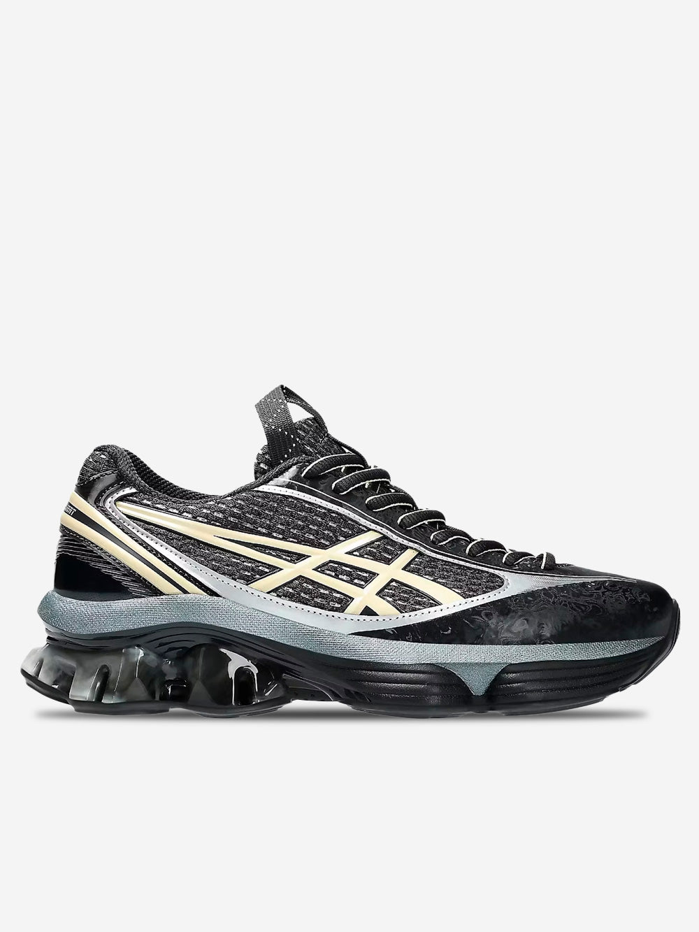 ASICS US6-S Gel-Kinetic Fluent Curated style by Kiko Kostadinov Studio Nero Urbanstaroma