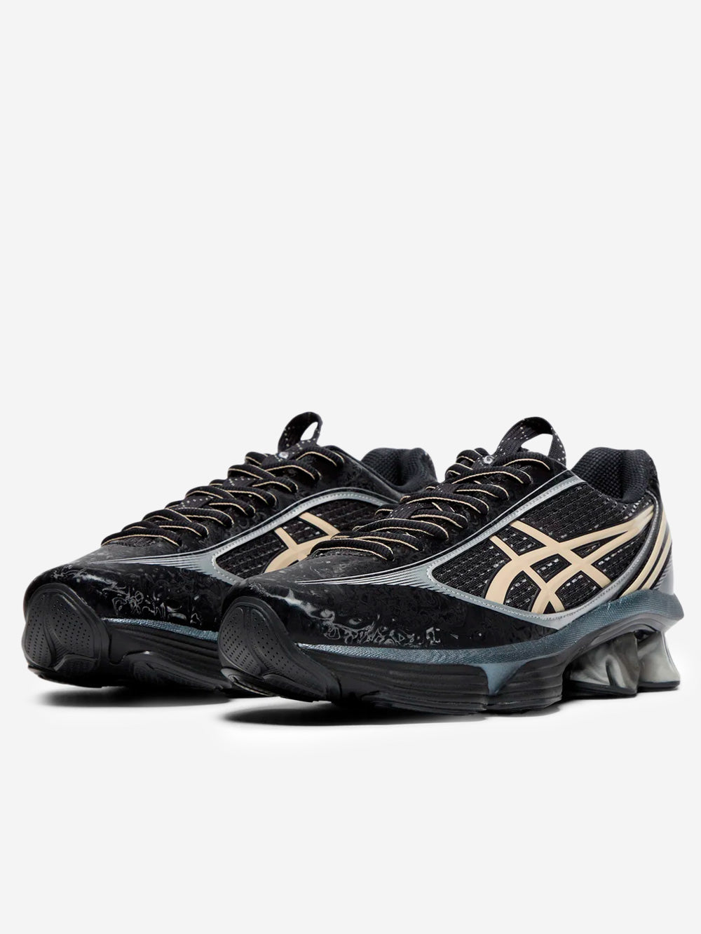 ASICS US6-S Gel-Kinetic Fluent Curated style by Kiko Kostadinov Studio Nero Urbanstaroma