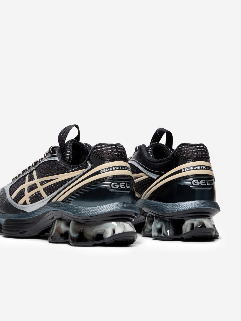 ASICS US6-S Gel-Kinetic Fluent Curated style by Kiko Kostadinov Studio Nero Urbanstaroma