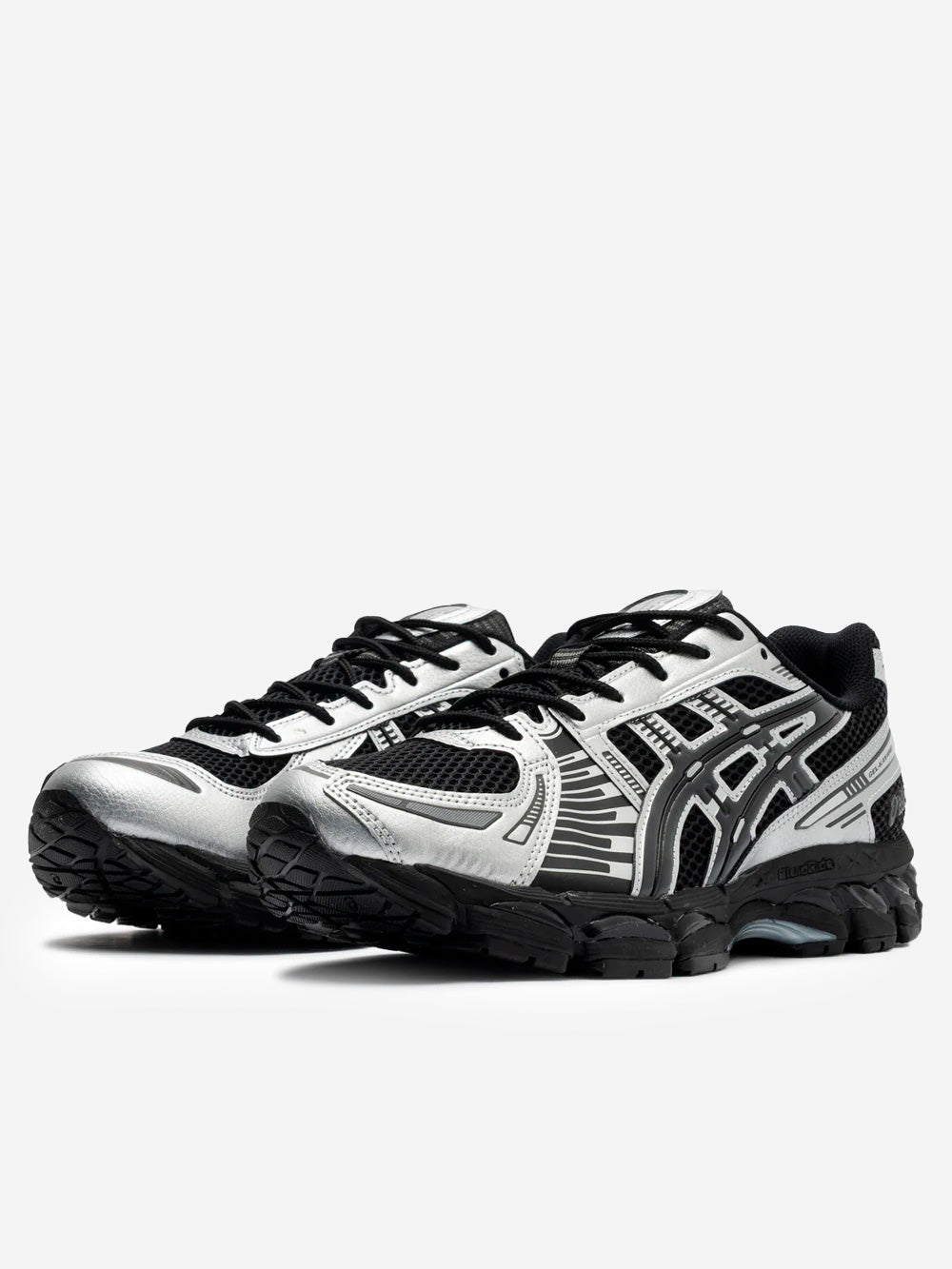 ASICS Gel Kayano 12.1 nere e grigie Nero argento Urbanstaroma