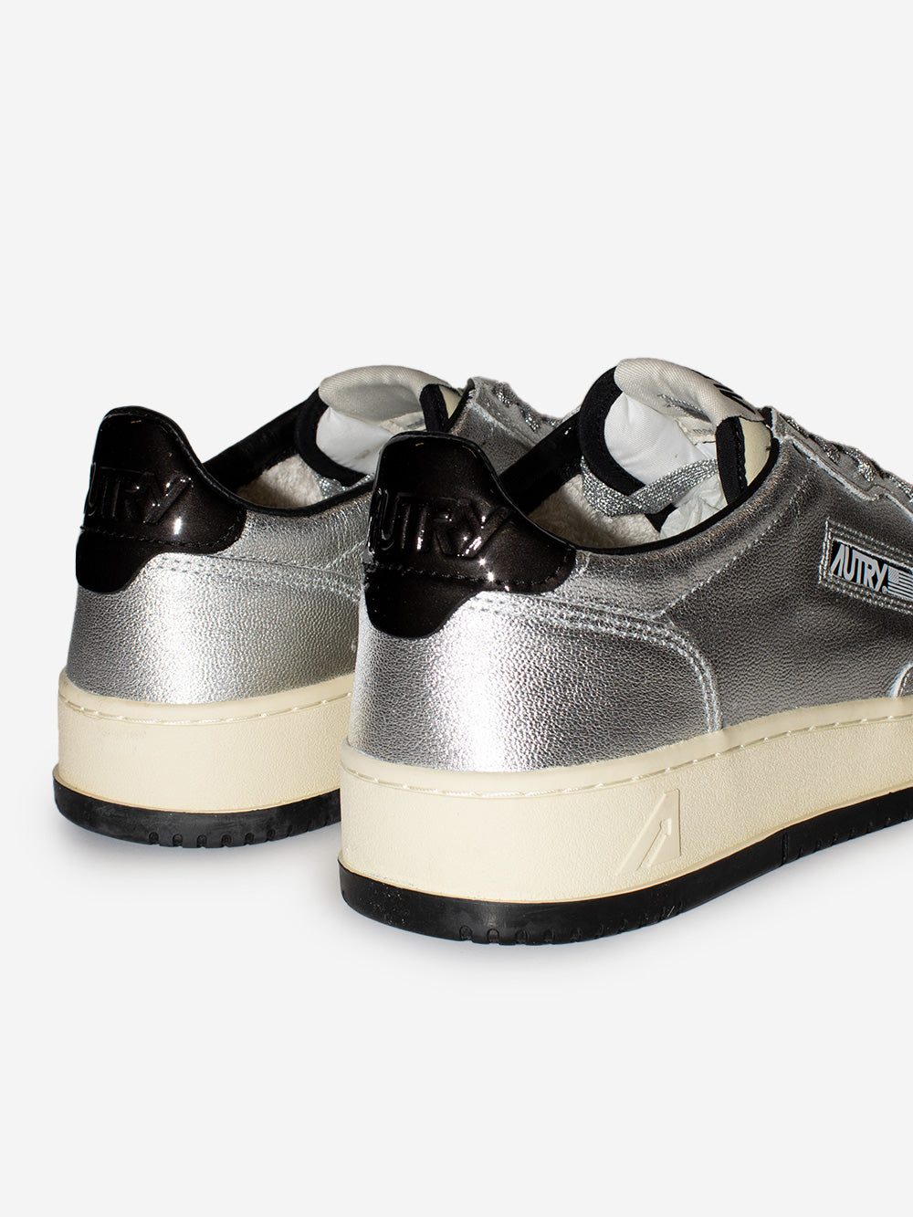 W Medalist Low argento e nero