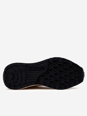 AUTRY W Reelwind in nylon, suede e pelle ecru e platino Ecru