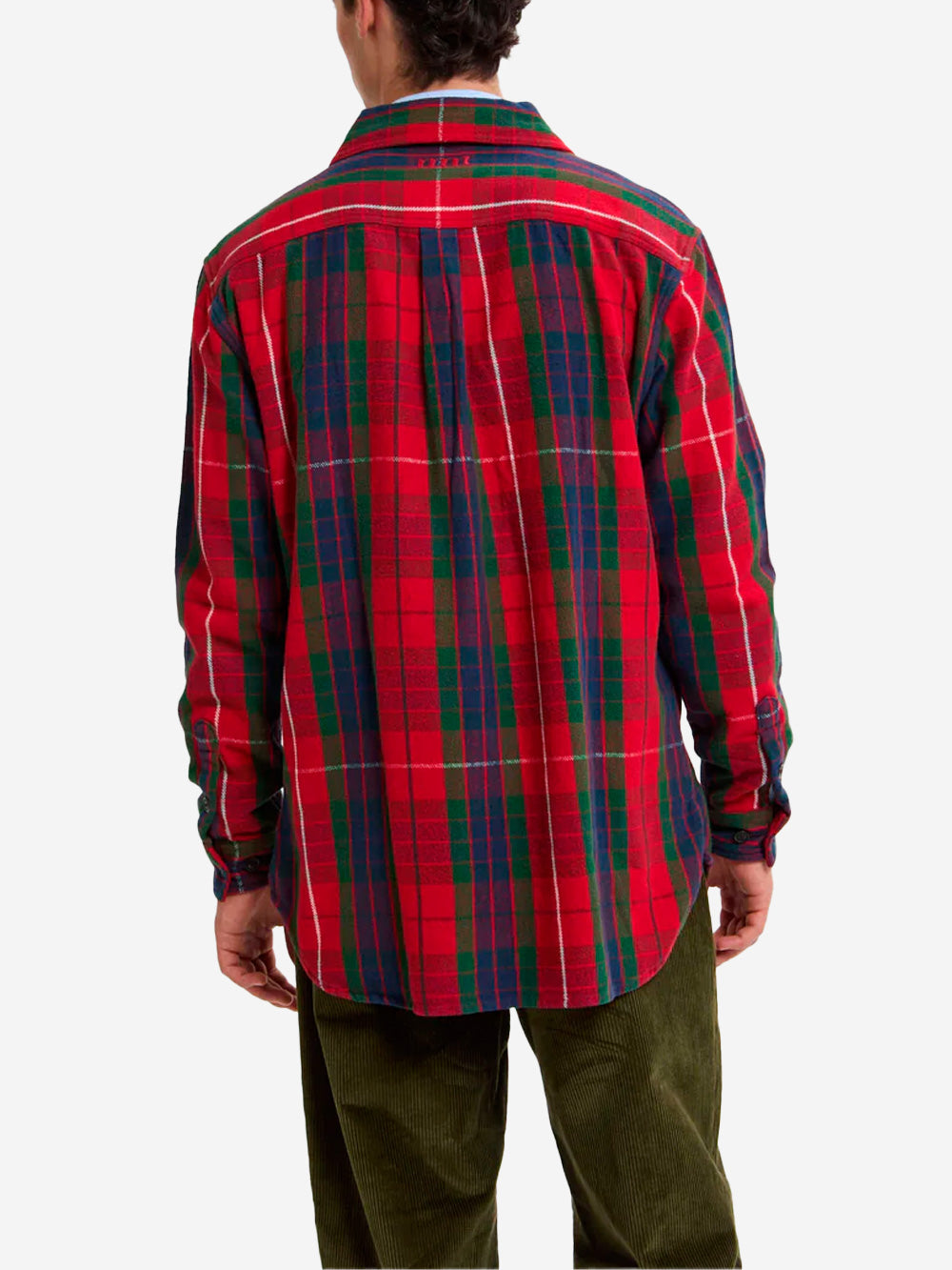 BARACUTA Overshirt Hunting tartan red Rosso Urbanstaroma