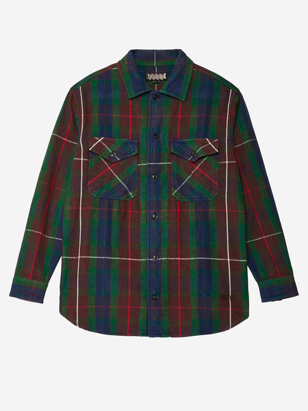 BARACUTA Overshirt Hunting tartan marrone Urbanstaroma