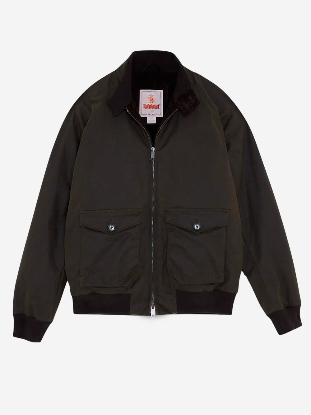 BARACUTA G9 Pocket in cotone cerato marrone Marrone scuro Urbanstaroma