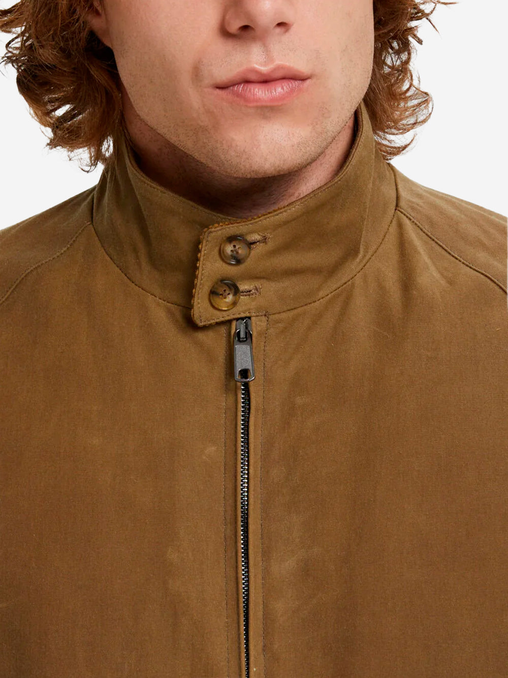 BARACUTA G9 Pocket in cotone cerato marrone chiaro Cammello Urbanstaroma