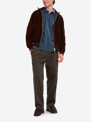 BARACUTA Giacca sportiva in pelle scamosciata Roughout Marrone