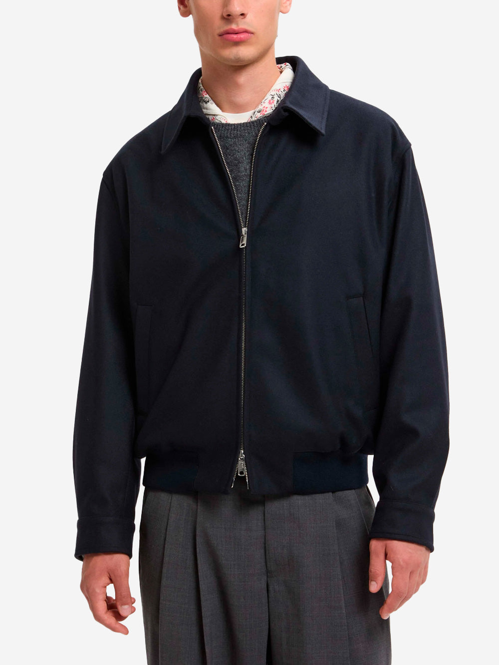BARACUTA Giacca G18 Melton blu Blu Urbanstaroma