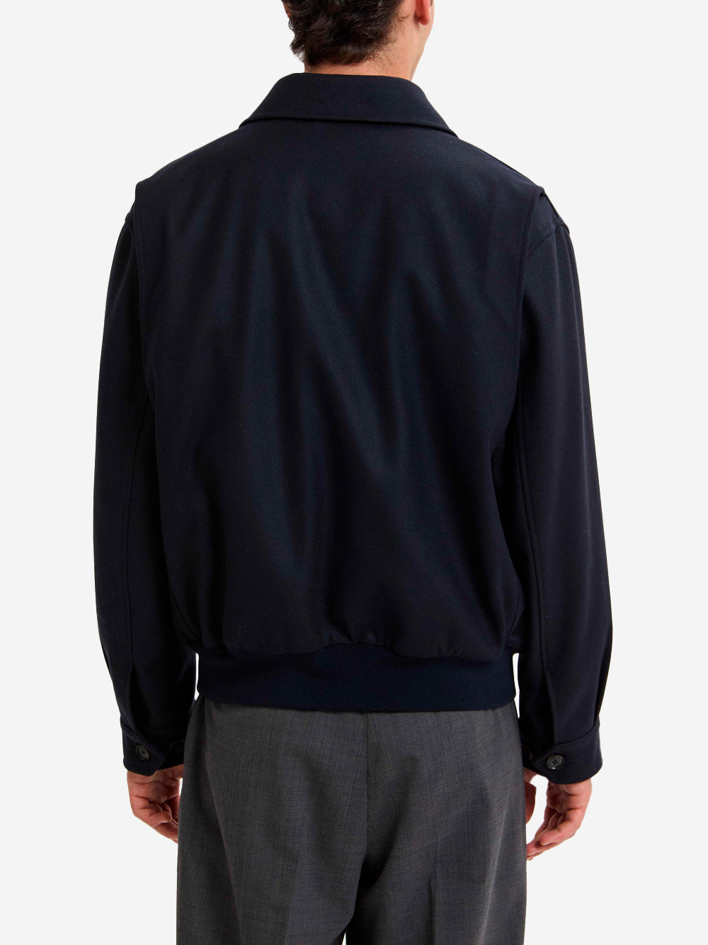 BARACUTA Giacca G18 Melton blu Blu Urbanstaroma