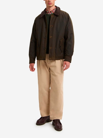 BARACUTA Giacca Deck cerata marrone fango Marrone scuro