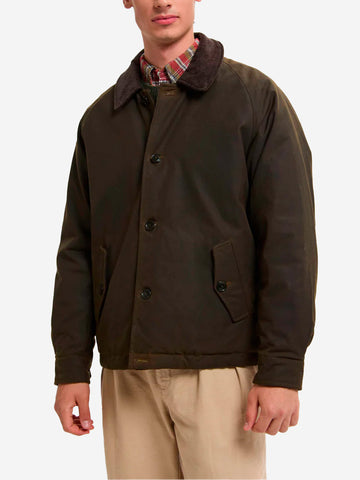BARACUTA Giacca Deck cerata marrone fango Marrone scuro