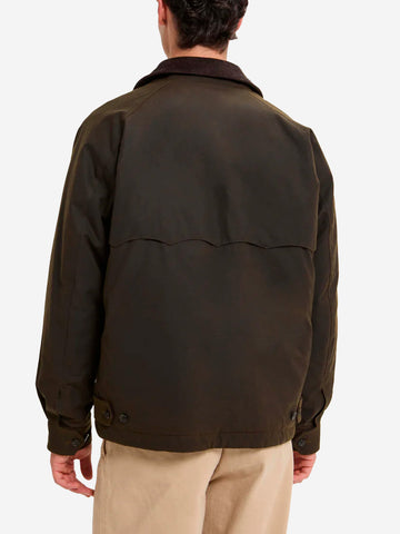 BARACUTA Giacca Deck cerata marrone fango Marrone scuro