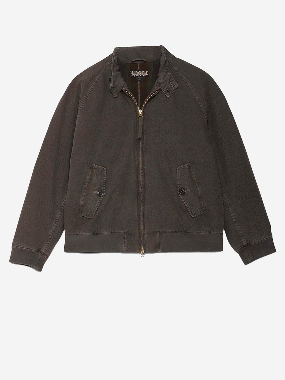 BARACUTA Giacca G9 in tela tinta in capo nera Nero Urbanstaroma