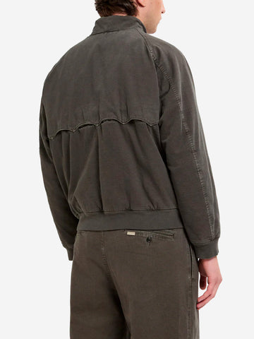 BARACUTA Giacca G9 in tela tinta in capo nera Nero