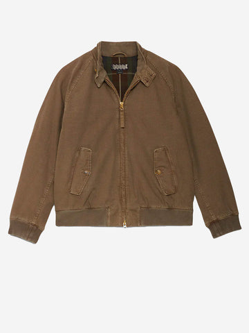 BARACUTA Giacca G9 in tela tinta in capo verde Verde